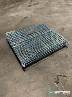 Wire Baskets For Sale: New 48x40x42 (36" inside height) Wire Basket Stackable Collapsible with Drop Gate Georgia In Georgia - image  3 Wire Baskets For Sale: New 48x40x42 (36" inside height) Wire Basket Stackable Collapsible with Drop Gate Georgia In Georgia - image  3