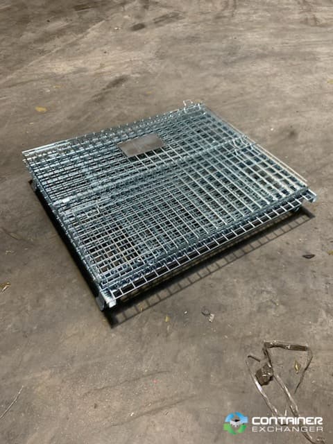 Wire Baskets For Sale: New 48x40x42 (36" inside height) Wire Basket Stackable Collapsible with Drop Gate Georgia In Georgia - image  3 Wire Baskets For Sale: New 48x40x42 (36" inside height) Wire Basket Stackable Collapsible with Drop Gate Georgia In Georgia - image  3