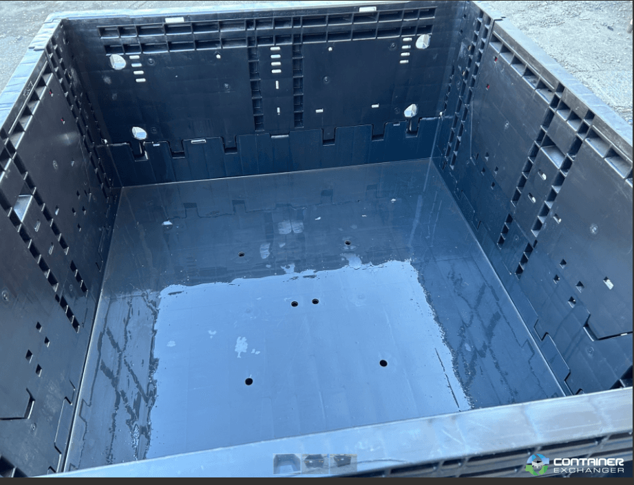 Pallet Containers For Sale: Used 45x48x27 Collapsible Bulk Bins with Drop Doors Canada In Ontario - image  3 Pallet Containers For Sale: Used 45x48x27 Collapsible Bulk Bins with Drop Doors Canada In Ontario - image  3