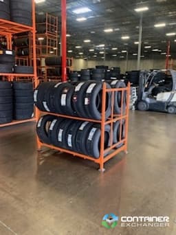 Stack Racks For Sale: USED 42x66" Fold Down Passenger Tire Racks In Ohio - image 2 Stack Racks For Sale: USED 42x66" Fold Down Passenger Tire Racks In Ohio - image 2