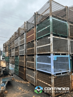 Wire Baskets For Sale: Used 53x48x38 Rigid ZE-13 Style Wire Baskets Michigan In Michigan - image 2 Wire Baskets For Sale: Used 53x48x38 Rigid ZE-13 Style Wire Baskets Michigan In Michigan - image 2