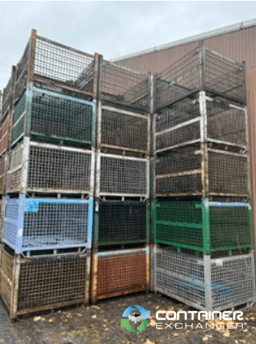 Wire Baskets For Sale: Used 53x48x38 Rigid ZE-13 Style Wire Baskets Michigan In Michigan - image 3 Wire Baskets For Sale: Used 53x48x38 Rigid ZE-13 Style Wire Baskets Michigan In Michigan - image 3
