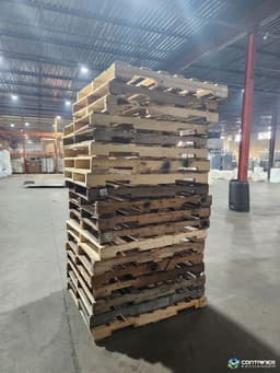 Wood Pallets For Sale: Refurbished 40x48 4 Way Stringer Wooden Pallets Ontario In Ontario - image 1 Wood Pallets For Sale: Refurbished 40x48 4 Way Stringer Wooden Pallets Ontario In Ontario - image 1