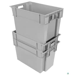 Stack & Nest Totes For Sale: New 24x16x16 Solid Stack and Nest Container Ontario In Ontario - image 1 Stack & Nest Totes For Sale: New 24x16x16 Solid Stack and Nest Container Ontario In Ontario - image 1