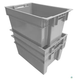 Stack & Nest Totes For Sale: New 24x16x12 Solid Stack and Nest Container Ontario In Ontario - image 1 Stack & Nest Totes For Sale: New 24x16x12 Solid Stack and Nest Container Ontario In Ontario - image 1