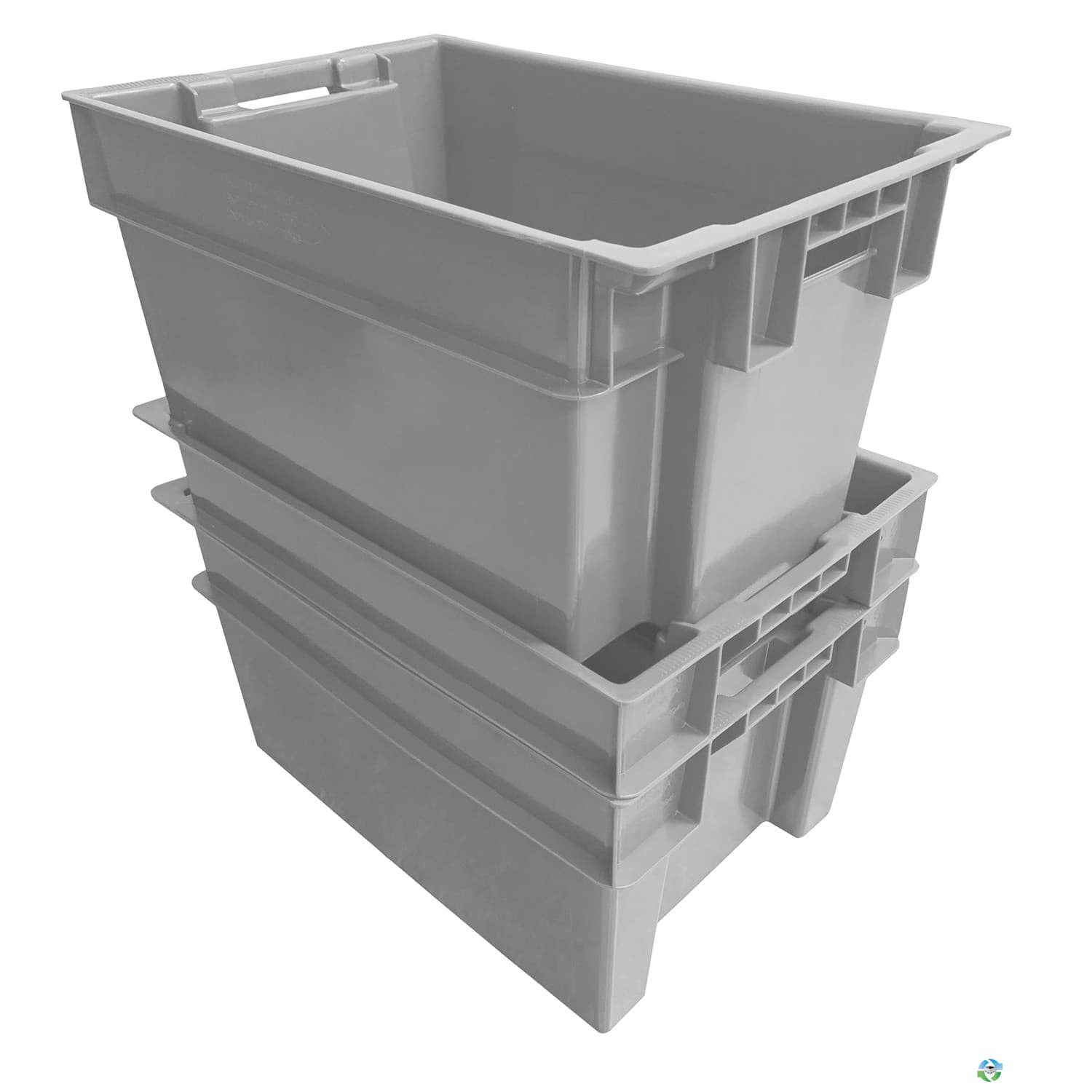 Stack & Nest Totes For Sale: New 24x16x12 Solid Stack and Nest Container Ontario In Ontario - image 1 Stack & Nest Totes For Sale: New 24x16x12 Solid Stack and Nest Container Ontario In Ontario - image 1