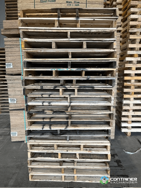 Wood Pallets For Sale: New 48x48x4.5 Wood Pallets Ontario In Ontario - image 1 Wood Pallets For Sale: New 48x48x4.5 Wood Pallets Ontario In Ontario - image 1