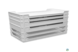 Stacking Totes For Sale: Used 30x15x4 Stacking Vented Fiberglass Bins Connecticut In Connecticut - image 1 Stacking Totes For Sale: Used 30x15x4 Stacking Vented Fiberglass Bins Connecticut In Connecticut - image 1