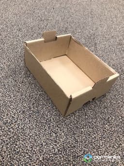 Stacking Totes For Sale: Used 10.25x8x4.25 Corrugated Totes Illinois In Illinois - image 2 Stacking Totes For Sale: Used 10.25x8x4.25 Corrugated Totes Illinois In Illinois - image 2