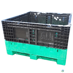 Pallet Containers For Sale: Used 48x45x27 Collapsible Bulk Containers Wisconsin In Wisconsin - image 1 Pallet Containers For Sale: Used 48x45x27 Collapsible Bulk Containers Wisconsin In Wisconsin - image 1
