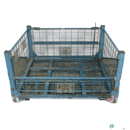 Wire Baskets For Sale: Used 51.5x44x29 Collapsible Wire Basket 2 Drop Doors 51" Side Mississippi In Mississippi - image  1 Wire Baskets For Sale: Used 51.5x44x29 Collapsible Wire Basket 2 Drop Doors 51" Side Mississippi In Mississippi - image  1