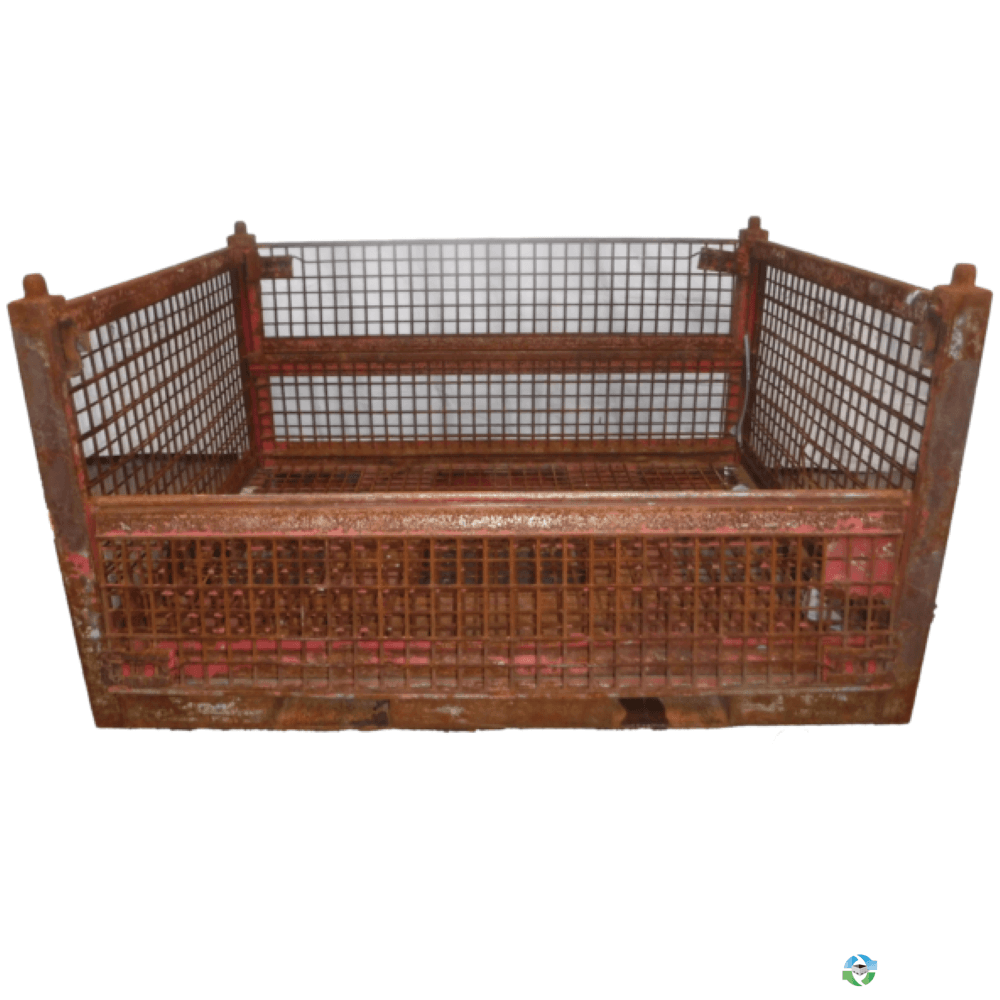 Wire Baskets For Sale: Used 69x54x38 Wire Basket 2 Drop Doors 69″ Side Mississippi In Mississippi - image 1 Wire Baskets For Sale: Used 69x54x38 Wire Basket 2 Drop Doors 69″ Side Mississippi In Mississippi - image 1