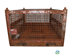 Wire Baskets For Sale: Used 69x54x38 Wire Basket 2 Drop Doors 69″ Side Mississippi In Mississippi - image 2 Wire Baskets For Sale: Used 69x54x38 Wire Basket 2 Drop Doors 69″ Side Mississippi In Mississippi - image 2