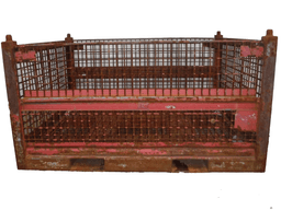 Wire Baskets For Sale: Used 69x54x38 Wire Basket 2 Drop Doors 69″ Side Mississippi In Mississippi - image 3 Wire Baskets For Sale: Used 69x54x38 Wire Basket 2 Drop Doors 69″ Side Mississippi In Mississippi - image 3