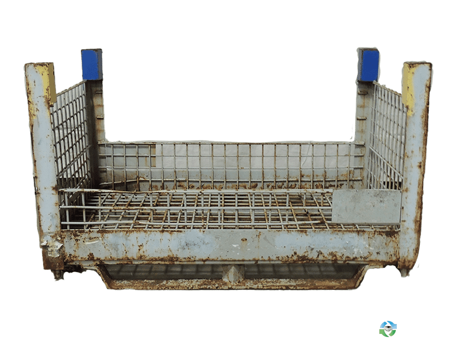 Wire Baskets For Sale: Used 45x29x28.5 Wire Basket Cut Out in 45" Side Ohio In Ohio - image 2 Wire Baskets For Sale: Used 45x29x28.5 Wire Basket Cut Out in 45" Side Ohio In Ohio - image 2