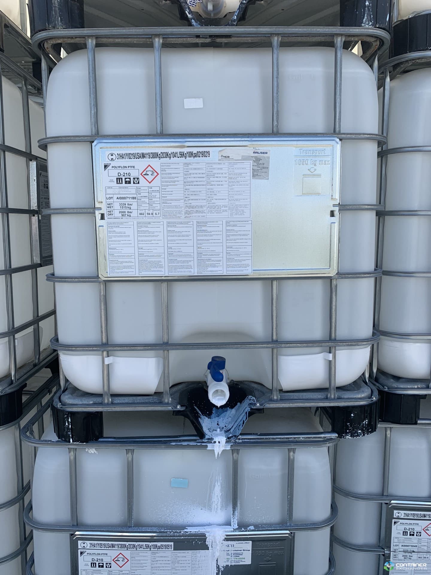 IBC Totes For Sale: Used 275 Gallon IBC Totes Non Food Grade Kansas In Kansas - image 2 IBC Totes For Sale: Used 275 Gallon IBC Totes Non Food Grade Kansas In Kansas - image 2