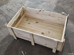 Wood Crates For Sale: New 43x28x17 Fixed Wall Wood Crate with Lids Michigan In Michigan - image  2 Wood Crates For Sale: New 43x28x17 Fixed Wall Wood Crate with Lids Michigan In Michigan - image  2