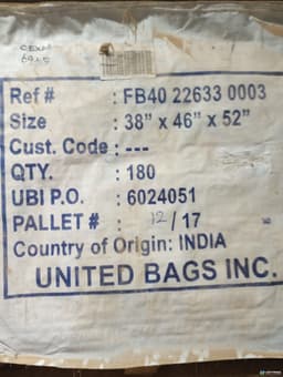 Bulk Bags - FIBC For Sale: New 46x38x52 Bulk Bags Ohio In Ohio - image 3 Bulk Bags - FIBC For Sale: New 46x38x52 Bulk Bags Ohio In Ohio - image 3
