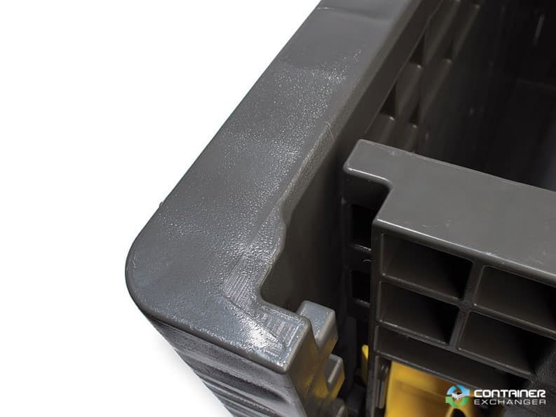 Pallet Containers For Sale: New 48x44.5x34 Monoflo Collapsible Bulk Container with Drop Doors Ohio In Ohio - image 3 Pallet Containers For Sale: New 48x44.5x34 Monoflo Collapsible Bulk Container with Drop Doors Ohio In Ohio - image 3