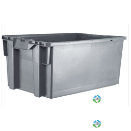 Stack & Nest Totes For Sale: NEW 19.3x15.8x10.7 Gray Stacking Totes Missouri In Missouri - image 1 Stack & Nest Totes For Sale: NEW 19.3x15.8x10.7 Gray Stacking Totes Missouri In Missouri - image 1