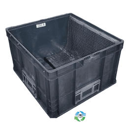 Stacking Totes For Sale: Used 24x22x14 Orbis Gray Stacking Totes Reinforced Bottom with Dust Cover Ohio In Ohio - image 1 Stacking Totes For Sale: Used 24x22x14 Orbis Gray Stacking Totes Reinforced Bottom with Dust Cover Ohio In Ohio - image 1
