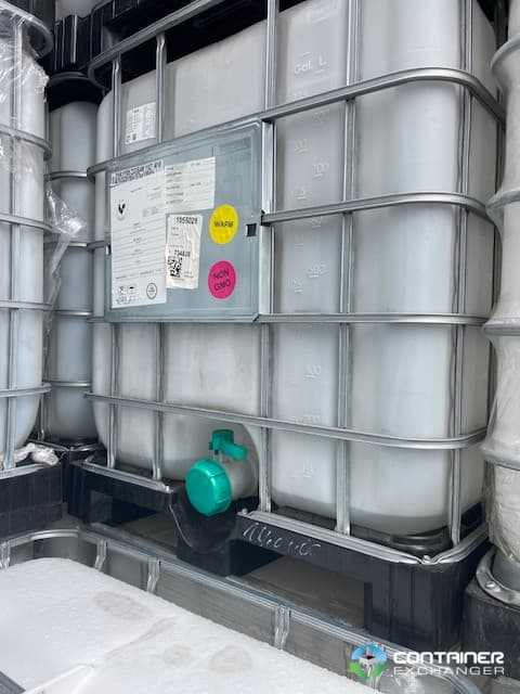 IBC Totes For Sale: Used 275 Gallon IBC Totes with 3" Valve Food Grade Non-Rinsed Raw Unit Oregon In Oregon - image 1 IBC Totes For Sale: Used 275 Gallon IBC Totes with 3" Valve Food Grade Non-Rinsed Raw Unit Oregon In Oregon - image 1