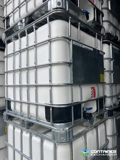 IBC Totes For Sale: Reconditioned 275 Gallon UV Bottle IBC Tote White Black or Gray 2" Valve Oregon In Oregon - image  2 IBC Totes For Sale: Reconditioned 275 Gallon UV Bottle IBC Tote White Black or Gray 2" Valve Oregon In Oregon - image  2