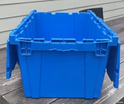 Stack & Nest Totes For Sale: Used 27x17x13 Stack and Nest Totes Virginia - Blue In Virginia - image 2 Stack & Nest Totes For Sale: Used 27x17x13 Stack and Nest Totes Virginia - Blue In Virginia - image 2