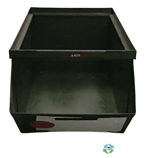 Organizer Bins For Sale: Used 15x9x7.5 Green Steel Open End Bins New York In New York - image 1 Organizer Bins For Sale: Used 15x9x7.5 Green Steel Open End Bins New York In New York - image 1