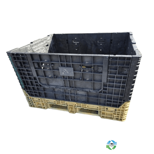 Pallet Containers For Sale: Refurbished 57x48x34 Buckhorn Collapsible Bulk Containers with 2 Drops Ohio In Ohio - image  1 Pallet Containers For Sale: Refurbished 57x48x34 Buckhorn Collapsible Bulk Containers with 2 Drops Ohio In Ohio - image  1
