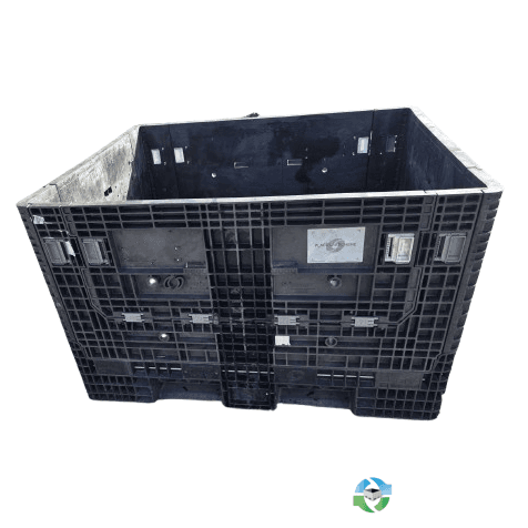 Pallet Containers For Sale: Orbis Refurbished 56x48x34 Collapsible Bulk Containers with 4 Drop Doors Ohio In Ohio - image 1 Pallet Containers For Sale: Orbis Refurbished 56x48x34 Collapsible Bulk Containers with 4 Drop Doors Ohio In Ohio - image 1