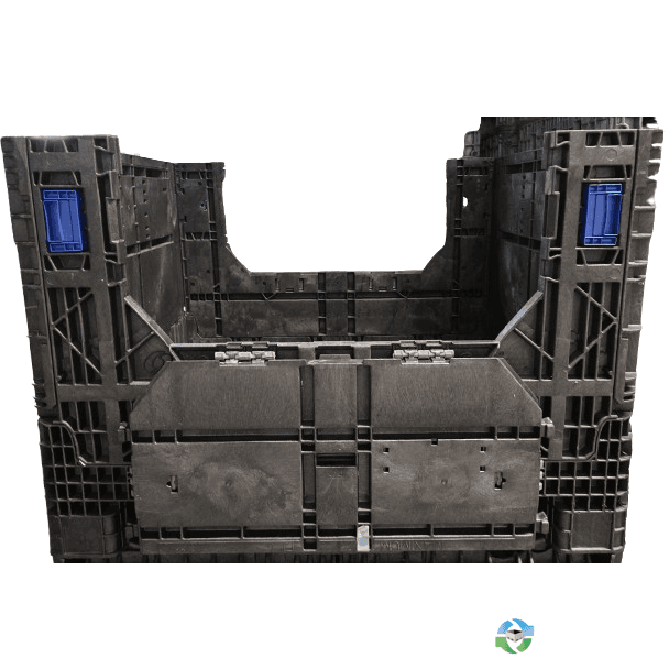 Pallet Containers For Sale: Refurbished 45x48x34 Collapsible Bulk Containers with 2 Drop Doors Mixed Colors In Ohio - image  1 Pallet Containers For Sale: Refurbished 45x48x34 Collapsible Bulk Containers with 2 Drop Doors Mixed Colors In Ohio - image  1