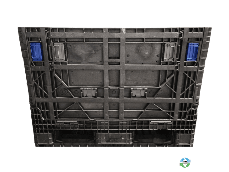 Pallet Containers For Sale: Refurbished 45x48x34 Collapsible Bulk Containers with 2 Drop Doors Mixed Colors In Ohio - image  2 Pallet Containers For Sale: Refurbished 45x48x34 Collapsible Bulk Containers with 2 Drop Doors Mixed Colors In Ohio - image  2