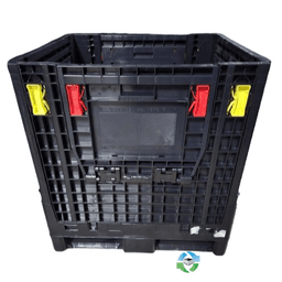 Pallet Containers For Sale: New Monoflo 30x32x34 Collapsible Bulk Containers with 2 Drop Doors Ohio In Ohio - image 1 Pallet Containers For Sale: New Monoflo 30x32x34 Collapsible Bulk Containers with 2 Drop Doors Ohio In Ohio - image 1