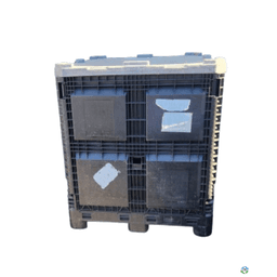 Pallet Containers For Sale: Used 40X48X46 Collapsible Plastic Container No Drop Doors California In California - image 1 Pallet Containers For Sale: Used 40X48X46 Collapsible Plastic Container No Drop Doors California In California - image 1