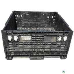 Pallet Containers For Sale: Used 45x48x25 Collapsible Bulk Containers w. Drop Doors Mixed Colors North Carolina In North Carolina - image 1 Pallet Containers For Sale: Used 45x48x25 Collapsible Bulk Containers w. Drop Doors Mixed Colors North Carolina In North Carolina - image 1