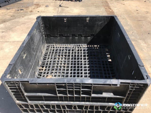 Pallet Containers For Sale: Used 45x48x25 Collapsible Bulk Containers w. Drop Doors Mixed Colors North Carolina In North Carolina - image 2 Pallet Containers For Sale: Used 45x48x25 Collapsible Bulk Containers w. Drop Doors Mixed Colors North Carolina In North Carolina - image 2