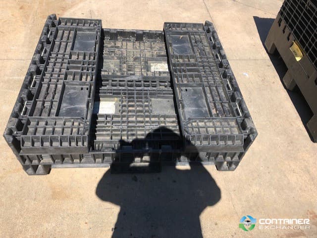 Pallet Containers For Sale: Used 45x48x25 Collapsible Bulk Containers w. Drop Doors Mixed Colors North Carolina In North Carolina - image 3 Pallet Containers For Sale: Used 45x48x25 Collapsible Bulk Containers w. Drop Doors Mixed Colors North Carolina In North Carolina - image 3