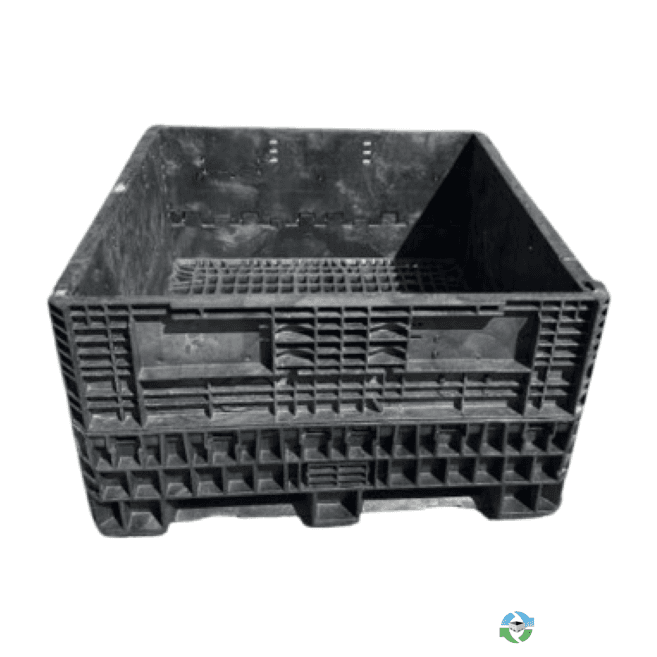Pallet Containers For Sale: Used 56x48x34 Collapsible Bulk Containers w. Drop Doors Mixed Colors Michigan In Michigan - image 1 Pallet Containers For Sale: Used 56x48x34 Collapsible Bulk Containers w. Drop Doors Mixed Colors Michigan In Michigan - image 1