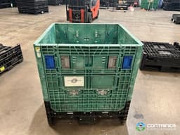 Pallet Containers For Sale: Used 30x32x34 Collapsible Bulk Containers w. Drop Doors Mixed Colors North Carolina In North Carolina - image 2 Pallet Containers For Sale: Used 30x32x34 Collapsible Bulk Containers w. Drop Doors Mixed Colors North Carolina In North Carolina - image 2