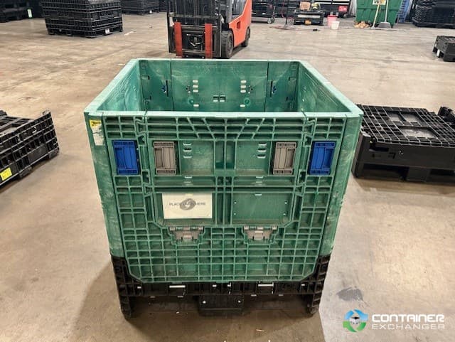 Pallet Containers For Sale: Used 30x32x34 Collapsible Bulk Containers w. Drop Doors Mixed Colors North Carolina In North Carolina - image 2 Pallet Containers For Sale: Used 30x32x34 Collapsible Bulk Containers w. Drop Doors Mixed Colors North Carolina In North Carolina - image 2