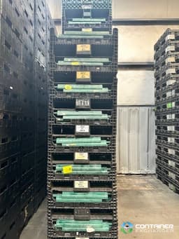 Pallet Containers For Sale: Used 30x32x34 Collapsible Bulk Containers w. Drop Doors Mixed Colors North Carolina In North Carolina - image 3 Pallet Containers For Sale: Used 30x32x34 Collapsible Bulk Containers w. Drop Doors Mixed Colors North Carolina In North Carolina - image 3