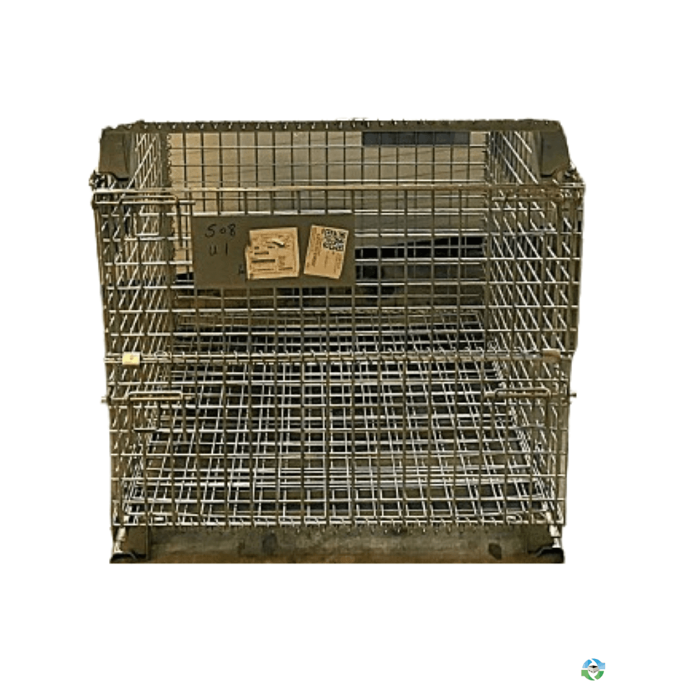 Wire Baskets For Sale: USED 36x36x34 COLLAPSIBLE WIRE BINS ONTARIO In Ontario - image 1 Wire Baskets For Sale: USED 36x36x34 COLLAPSIBLE WIRE BINS ONTARIO In Ontario - image 1