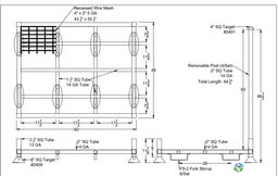 Stack Racks For Sale: USED 48x60" Stack Racks at 60" Clear w/8 Forkguides California In California - image 3 Stack Racks For Sale: USED 48x60" Stack Racks at 60" Clear w/8 Forkguides California In California - image 3