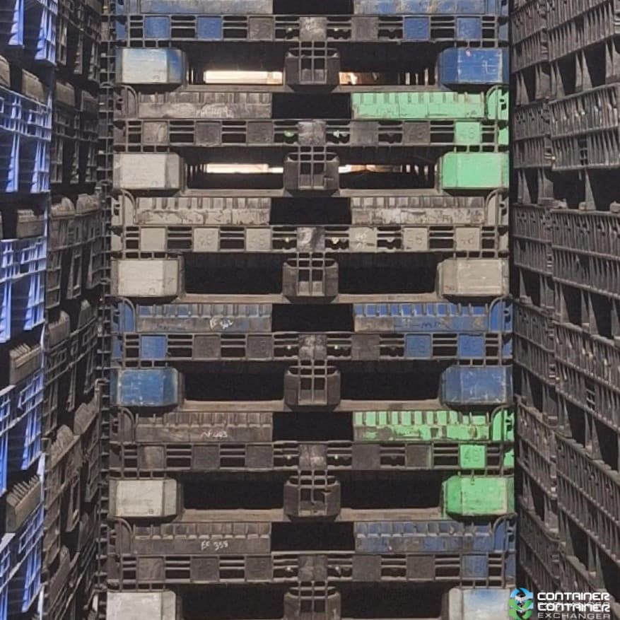 Pallet Containers For Sale: Refurbished 40x48x30 Collapsible Bulk Containers Indiana In Indiana - image 1 Pallet Containers For Sale: Refurbished 40x48x30 Collapsible Bulk Containers Indiana In Indiana - image 1