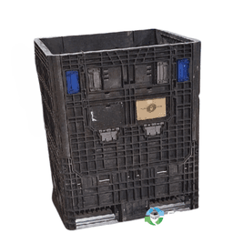 Pallet Containers For Sale: Refurbished 30x32x39 Collapsible Bulk Containers with Drop Doors Indiana In Indiana - image 1 Pallet Containers For Sale: Refurbished 30x32x39 Collapsible Bulk Containers with Drop Doors Indiana In Indiana - image 1