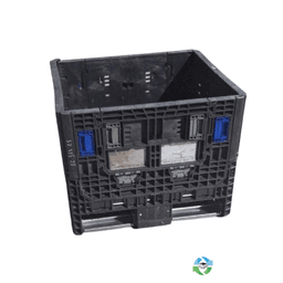 Pallet Containers For Sale: Refurbished 30x32x25 Collapsible Bulk Containers w. Drop Doors Indiana In Indiana - image 1 Pallet Containers For Sale: Refurbished 30x32x25 Collapsible Bulk Containers w. Drop Doors Indiana In Indiana - image 1