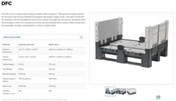 Pallet Containers For Sale: NEW 48x40x29H COLLAPSIBLE BULK BIN FDA APPROVED MICHIGAN In Michigan - image 3 Pallet Containers For Sale: NEW 48x40x29H COLLAPSIBLE BULK BIN FDA APPROVED MICHIGAN In Michigan - image 3