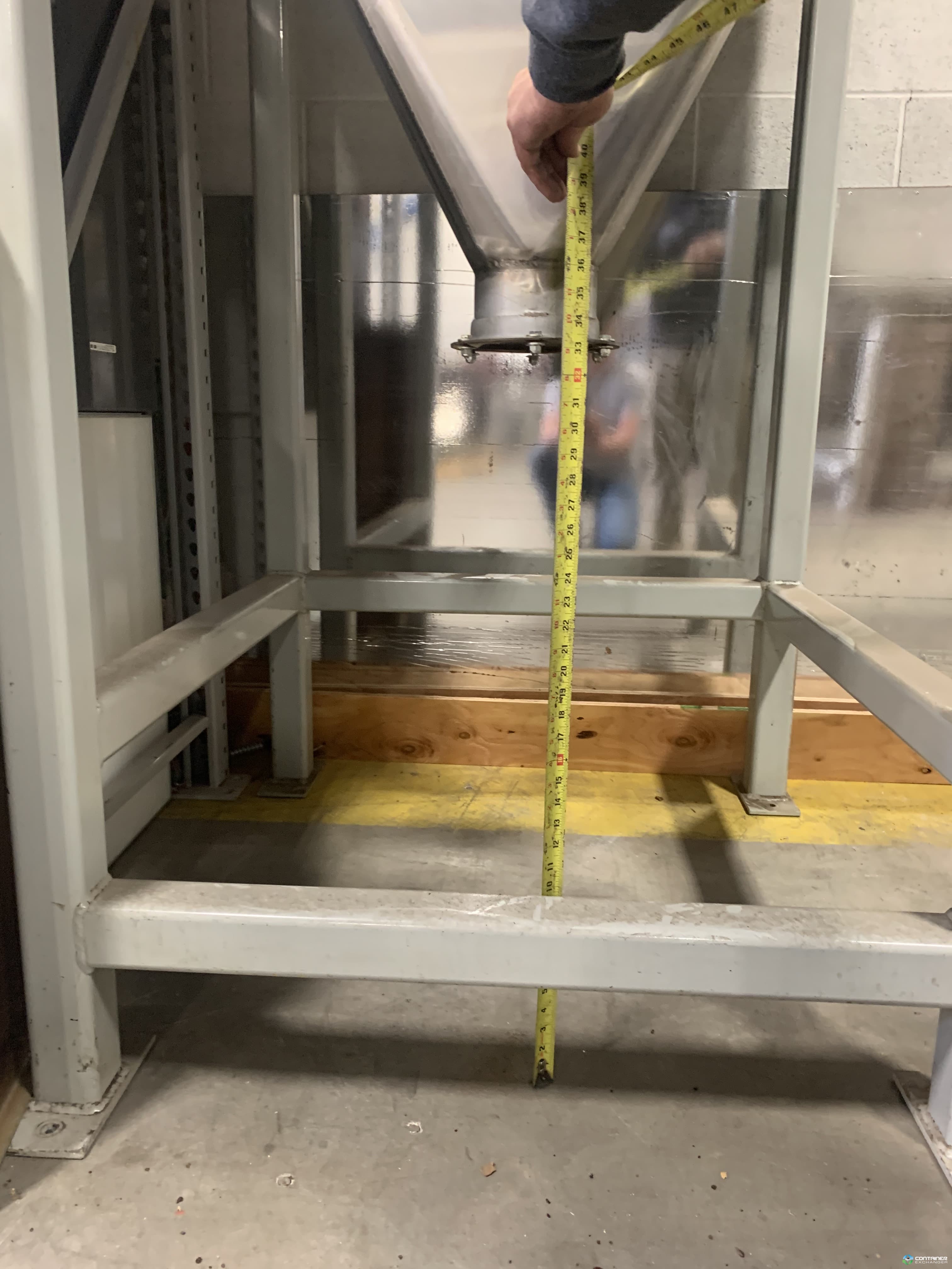 Hoppers & Silos For Sale: Used 48x48x120 Stainless Hopper Washington In Washington - image  2 Hoppers & Silos For Sale: Used 48x48x120 Stainless Hopper Washington In Washington - image  2