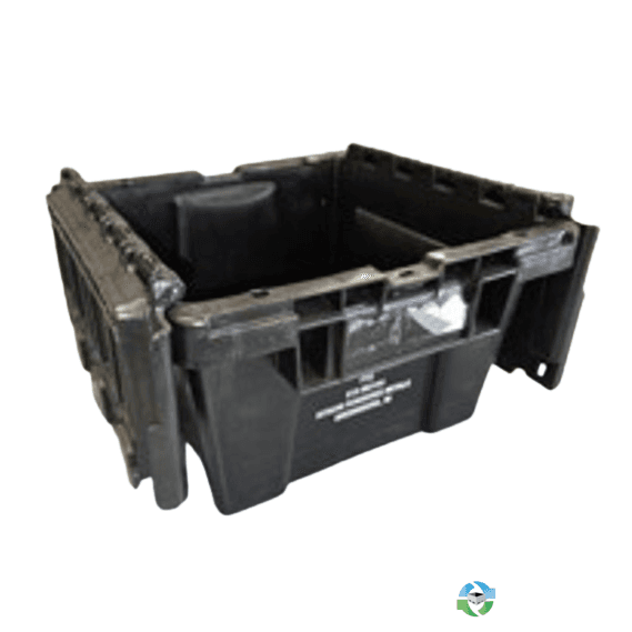 Nesting Totes For Sale: Used Buckhorn 12x11x7 Nesting Totes with Attached Locking Lids Indiana In Indiana - image 1 Nesting Totes For Sale: Used Buckhorn 12x11x7 Nesting Totes with Attached Locking Lids Indiana In Indiana - image 1